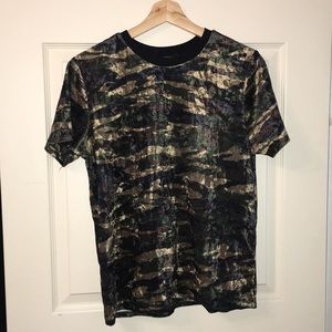 velvet camouflage shirt